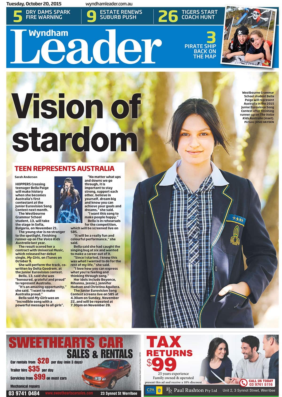 bella paige wyndham leader