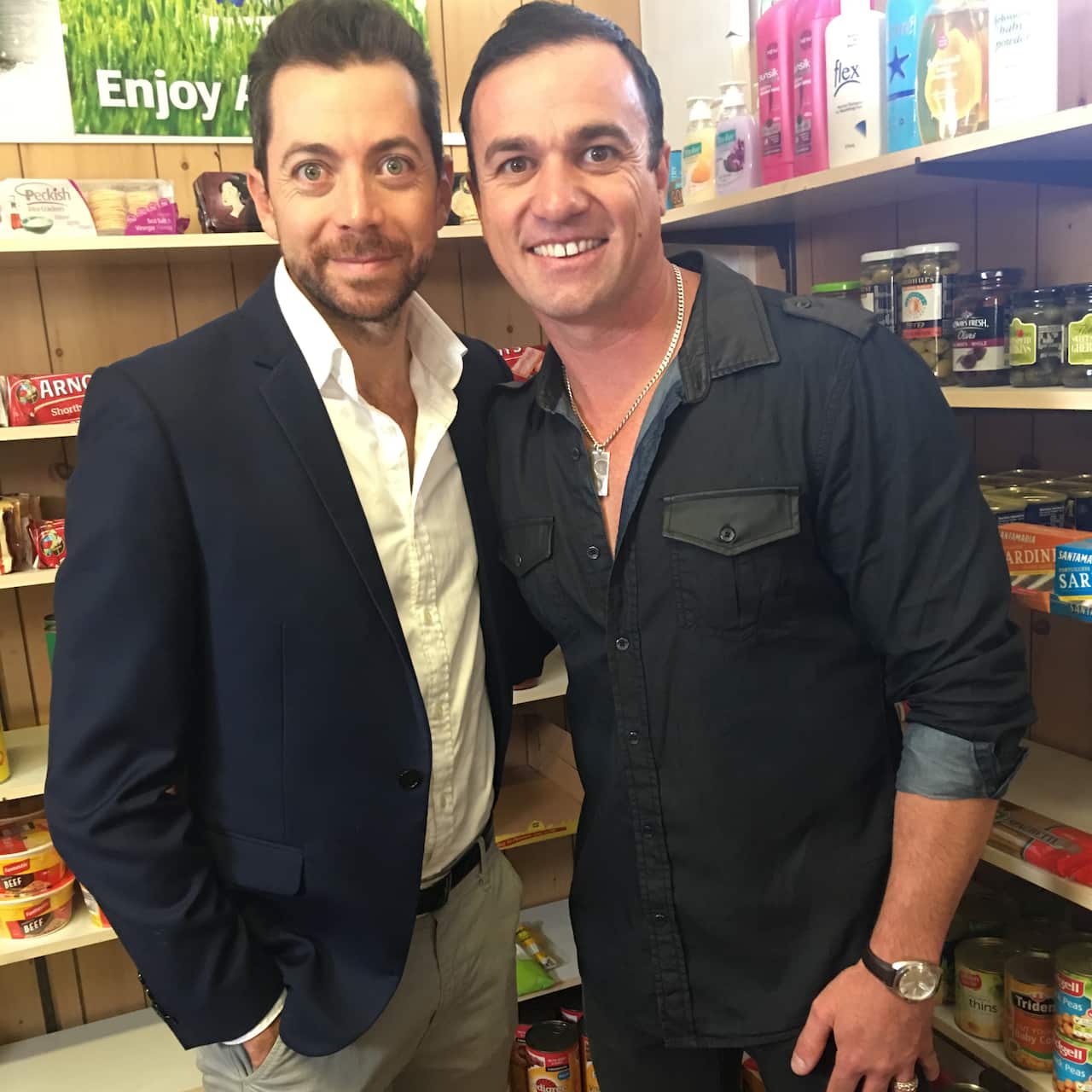 Nollsy and James Mathison