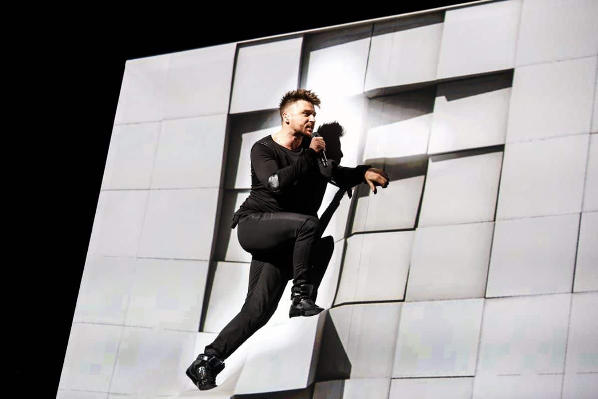 Sergey Lazarev at day one of rehearsals for Eurovision 2016