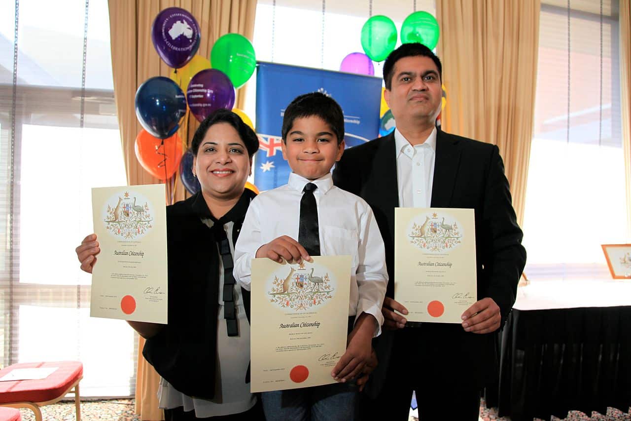 New Australian citizens