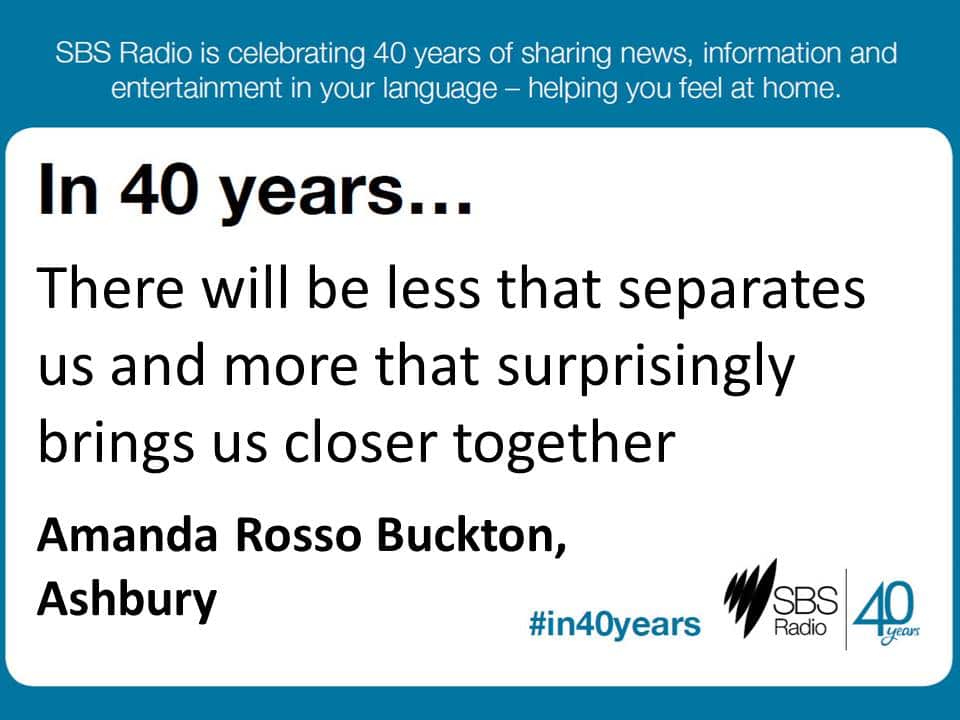 #in40years SBS Radio