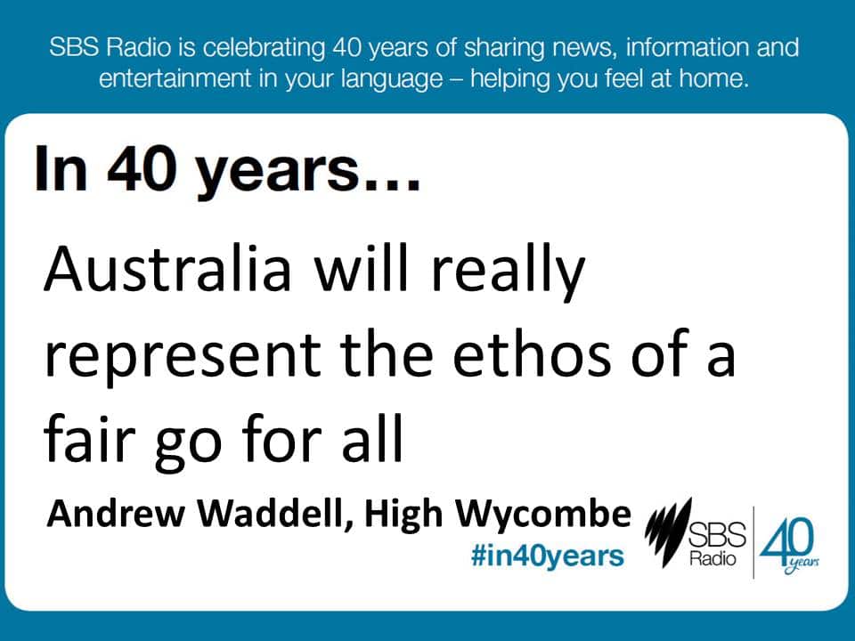 #in40years SBS Radio