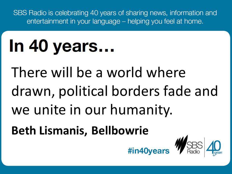 #in40years SBS Radio
