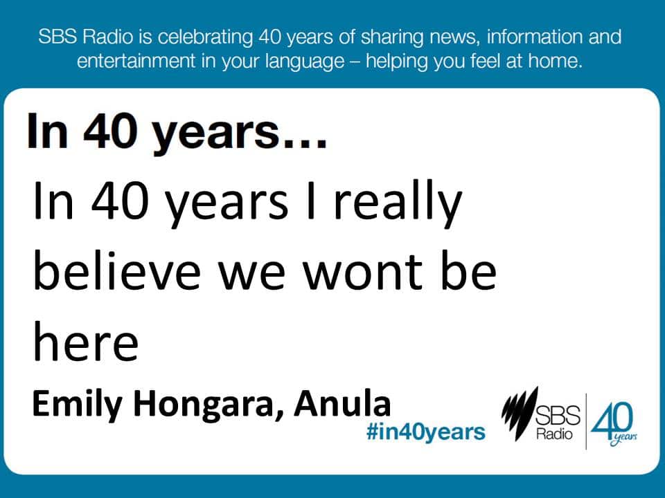 #in40years SBS Radio
