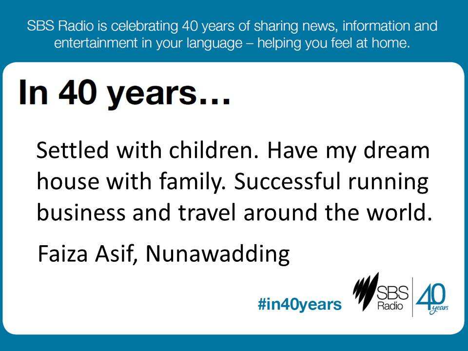 #in40years SBS Radio