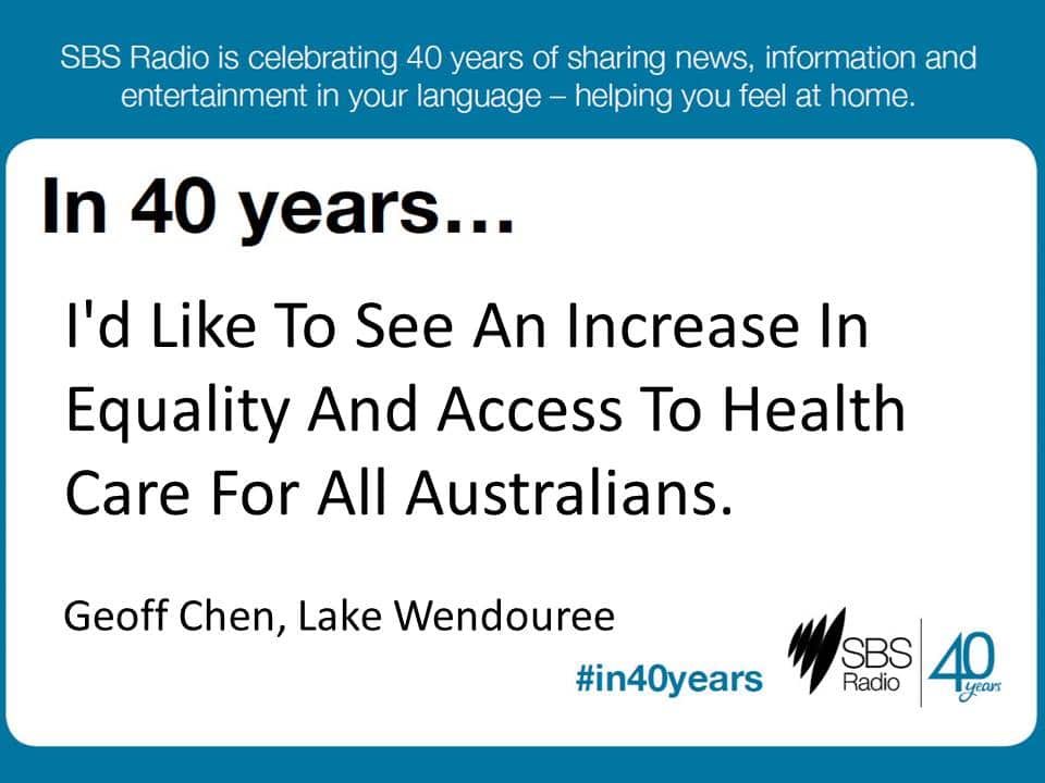 #in40years SBS Radio
