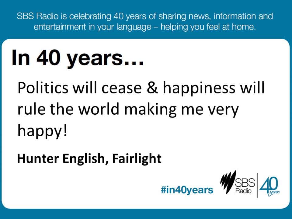 #in40years SBS Radio