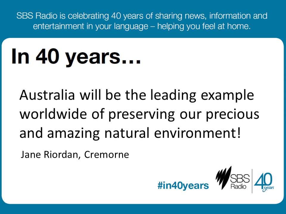 #in40years SBS Radio 