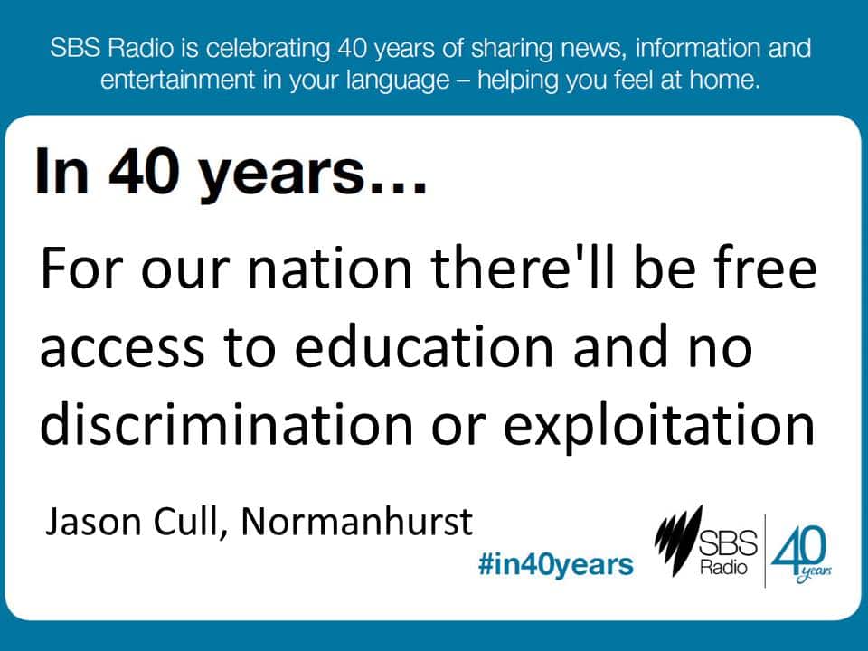 #in40years SBS Radio