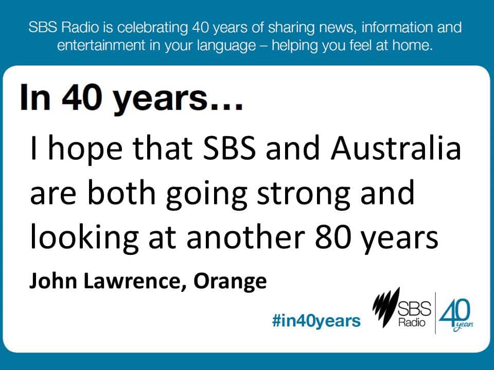 #in40years SBS Radio