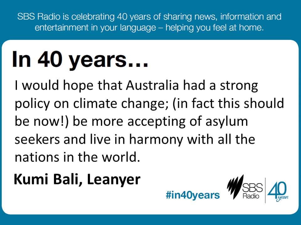 #in40years SBS Radio