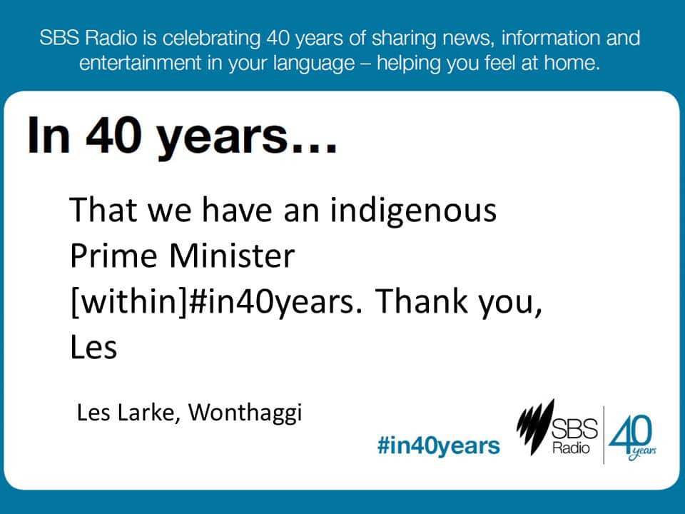 #in40years SBS Radio