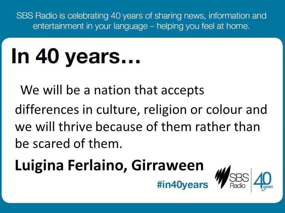 #in40years SBS Radio