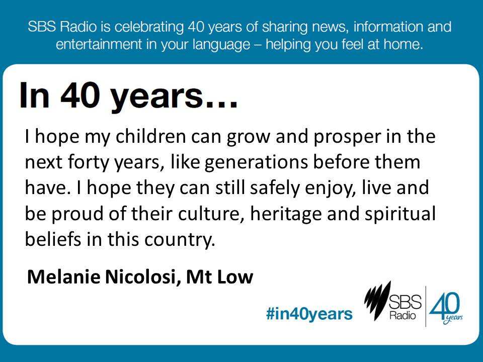 #in40years SBS Radio