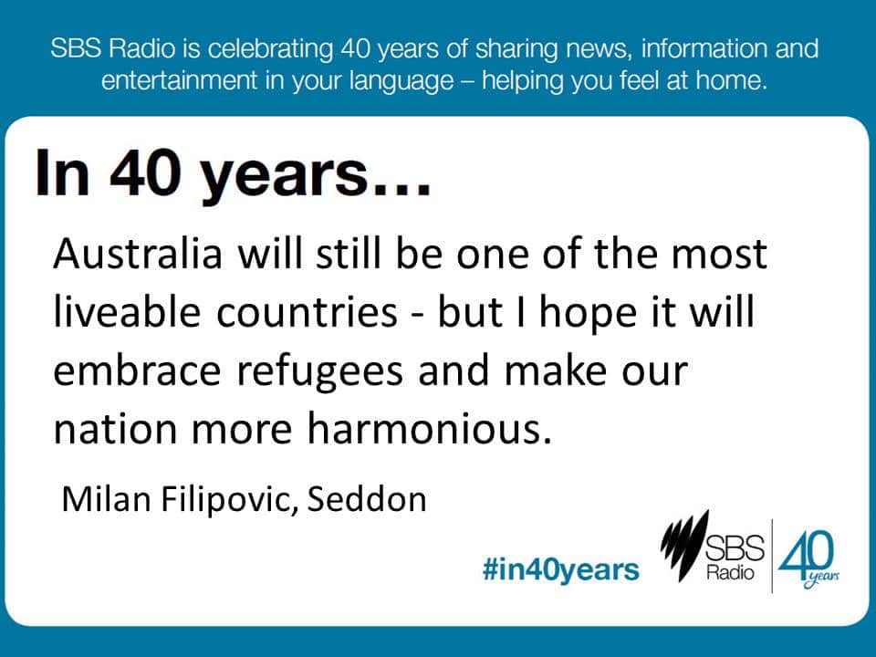 #in40years SBS Radio