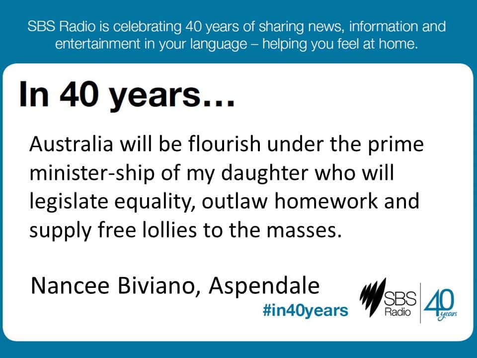 #in40years SBS Radio