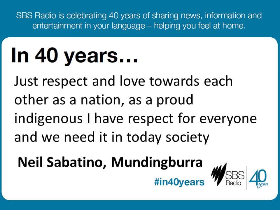 #in40years SBS Radio