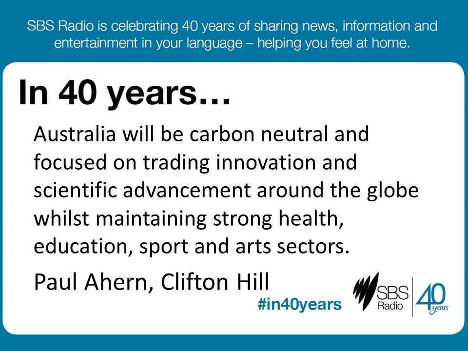 #in40years SBS Radio