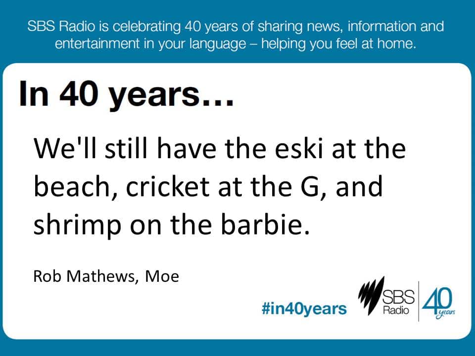 #in40years SBS Radio