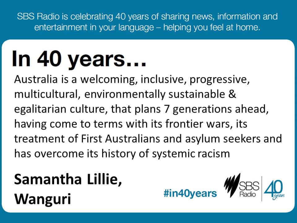 #in40years SBS Radio