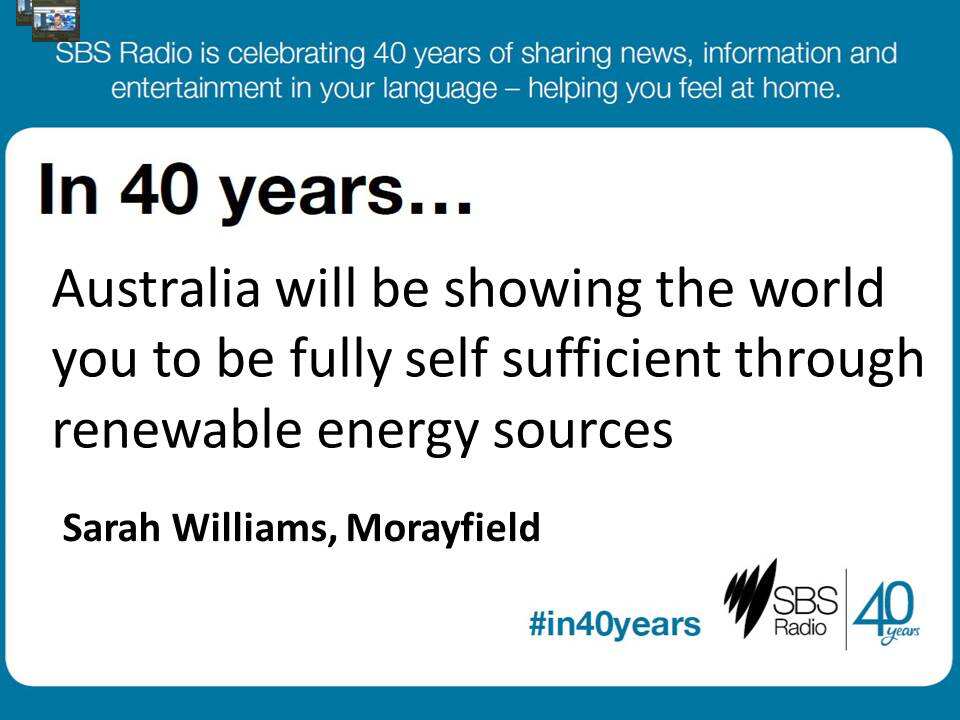 #in40years SBS Radio