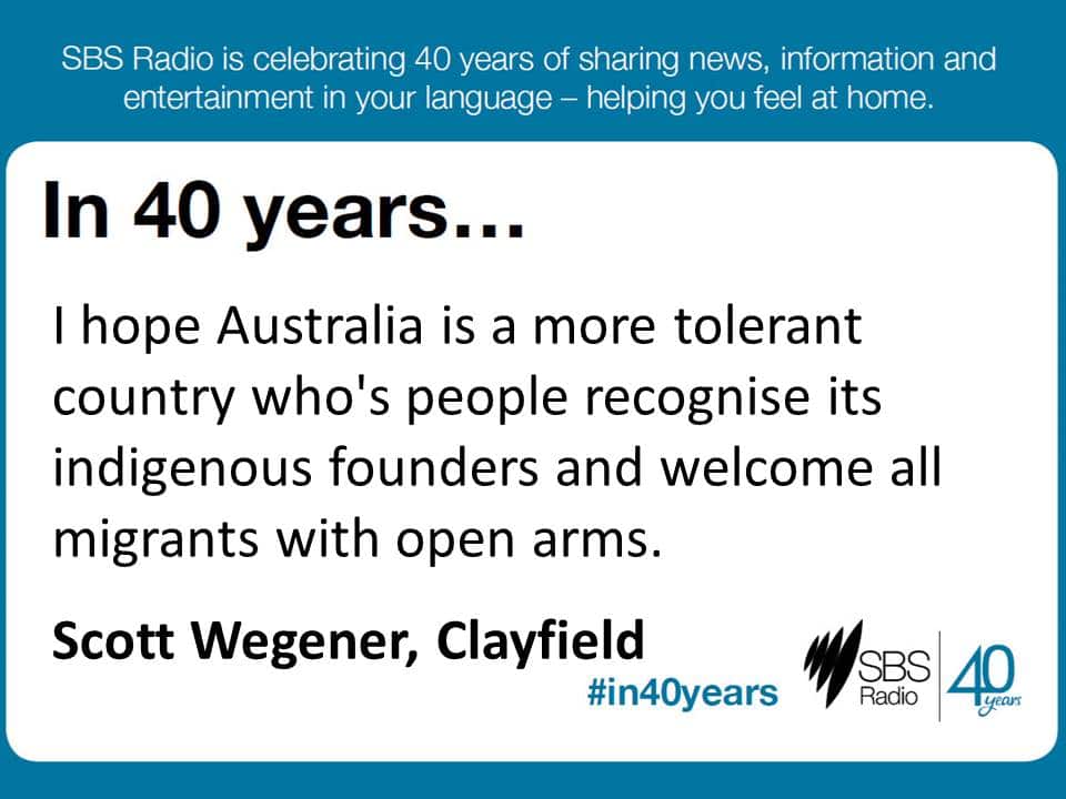 #in40years SBS Radio