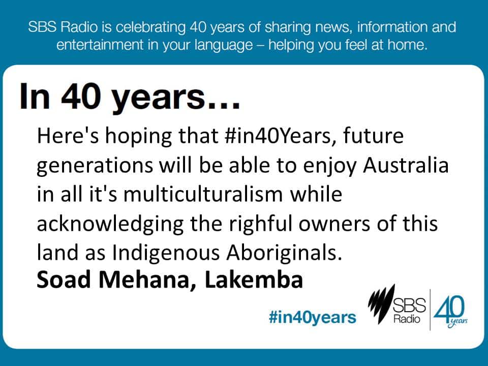 #in40years SBS Radio