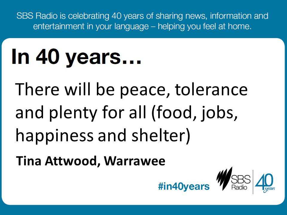 #in40years SBS Radio