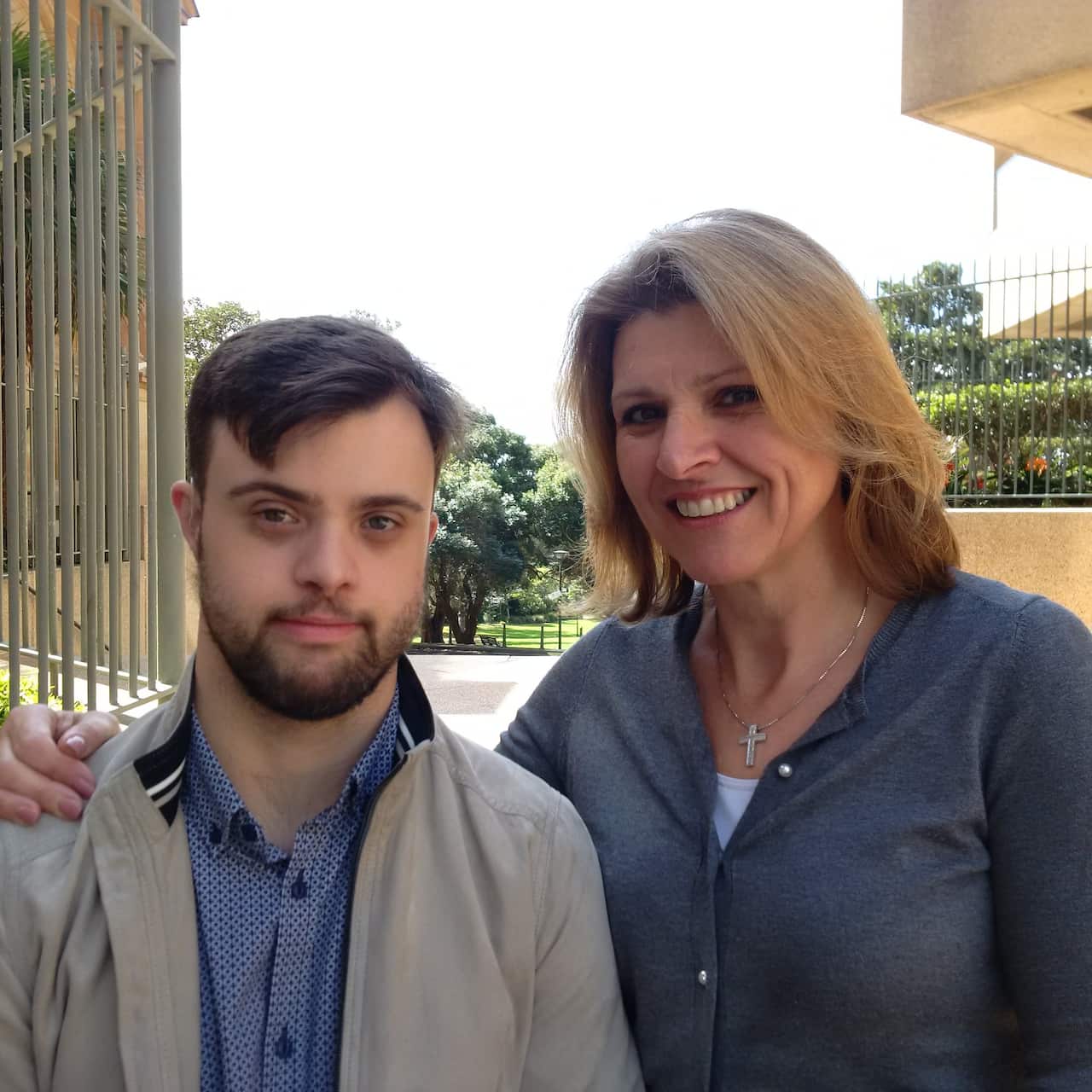 Ljiljana Zruic and her son Nick