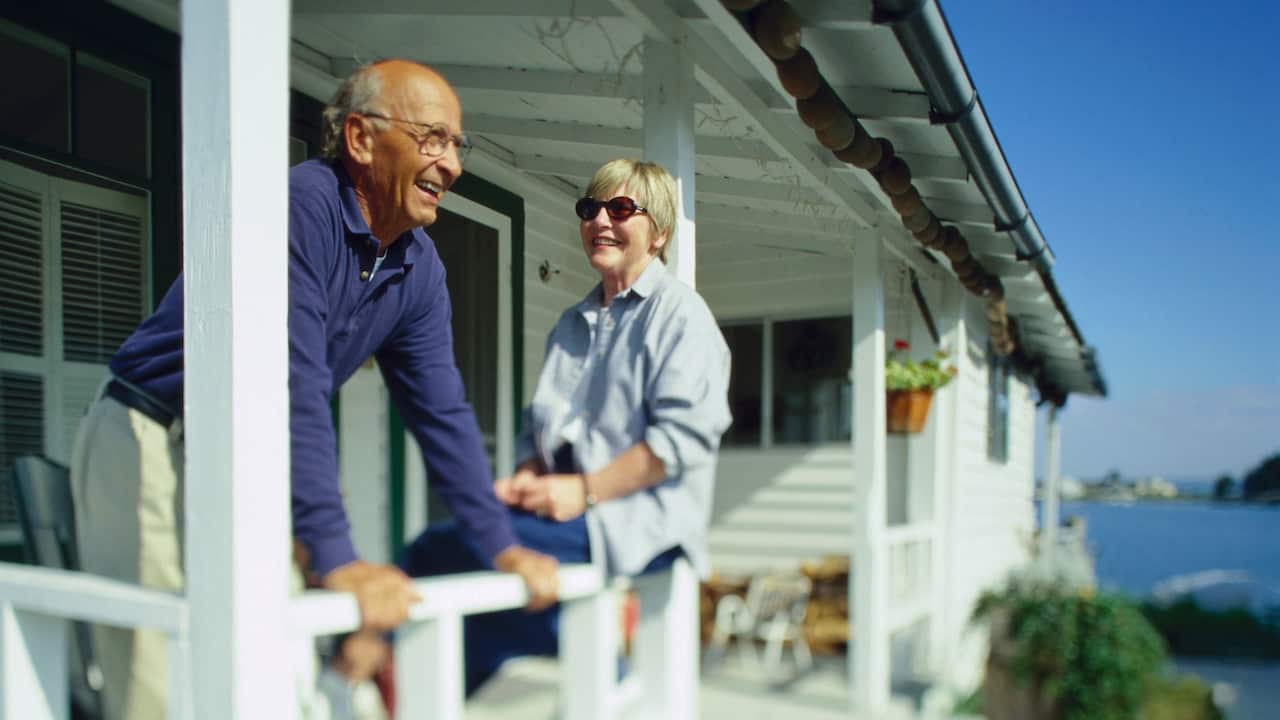 Couple on porch