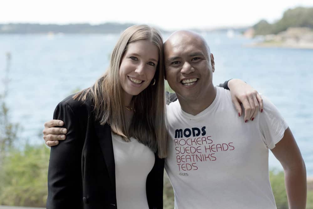 Volunteer ambassadors Kate and Neil have become good friends.