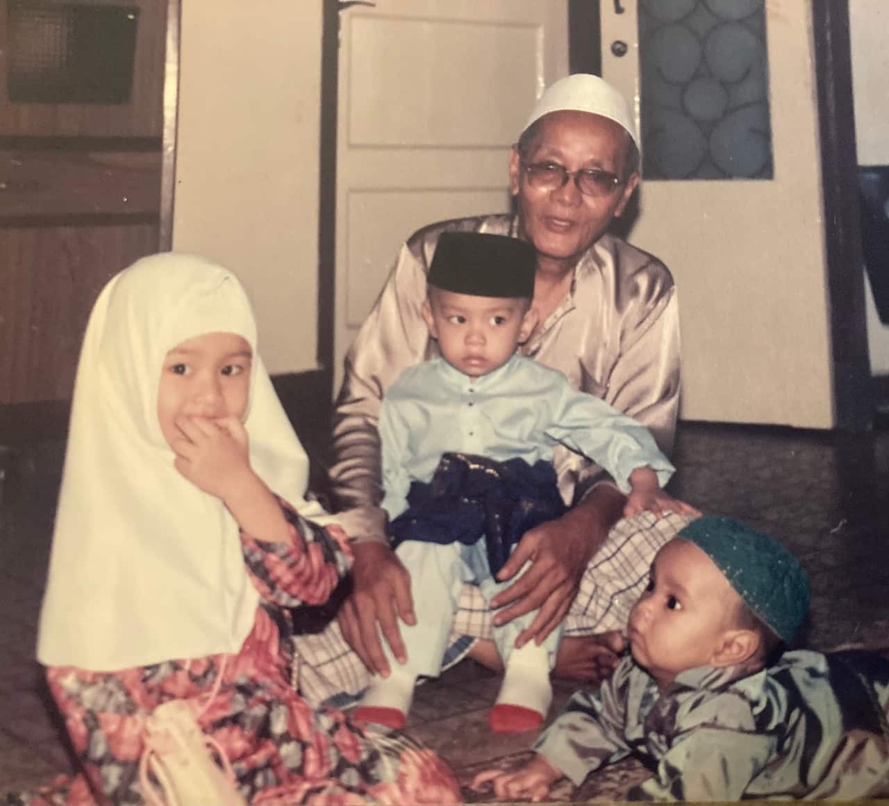 Raidah Shah Idil and family