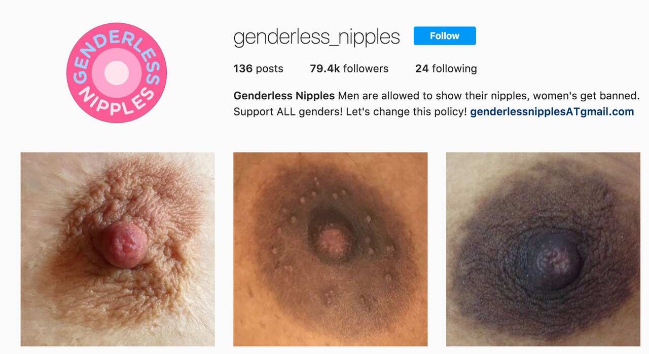 Genderless nipples