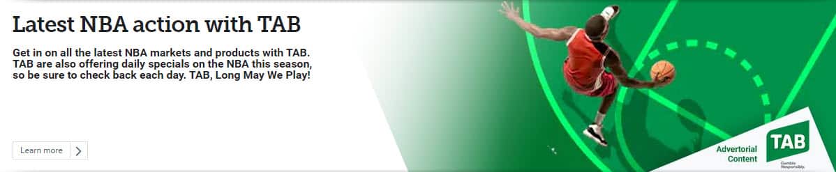 Latest NBA action with TAB