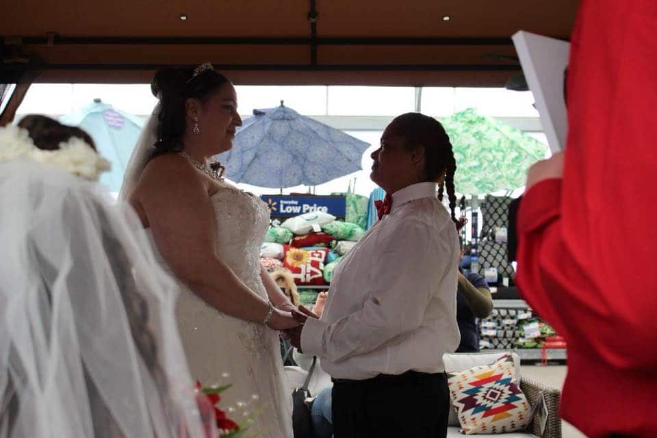 The happy couple