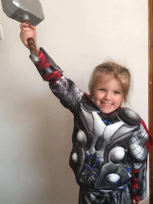 The Thor costume