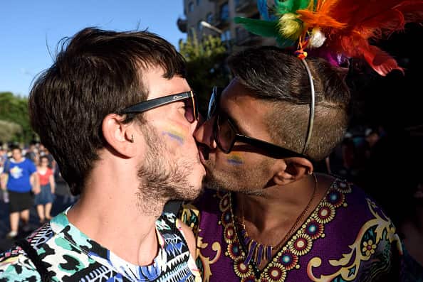 The annual gay pride parade in Jerusalem