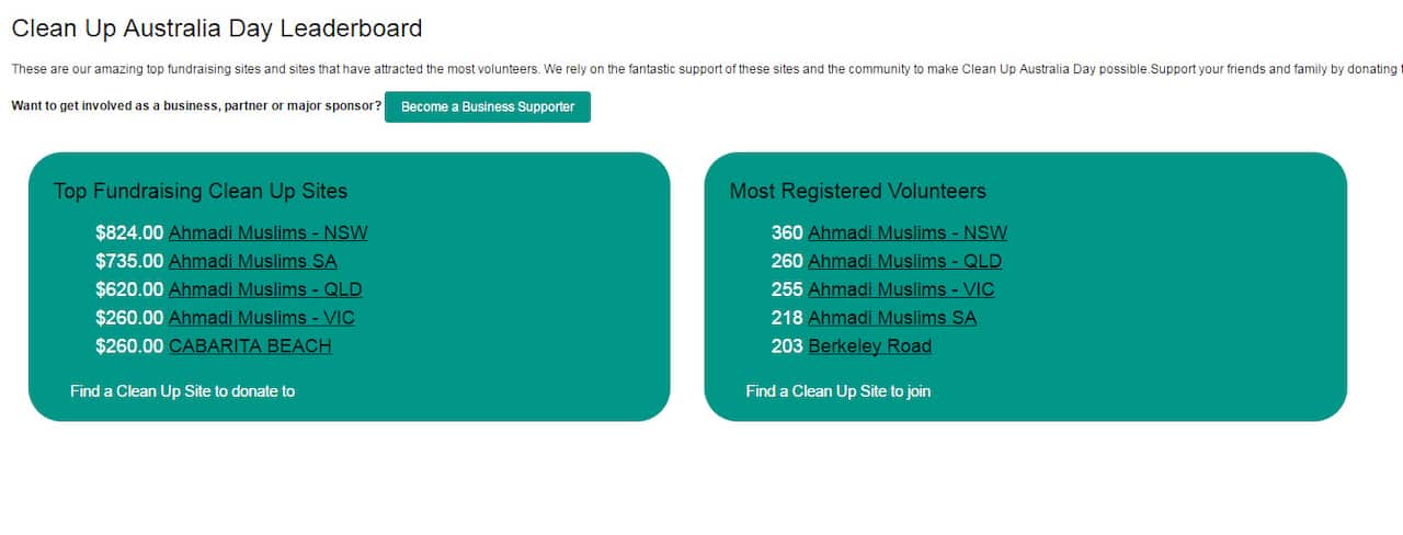 Clean Up Australia Day