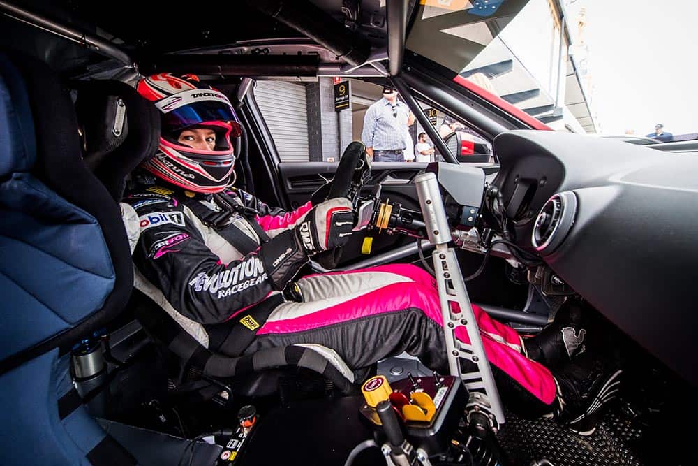 Leanne Tander joins husband Garth behind the wheel of the new Audis for Round 2 of the TCR Australia Series at Phillip Island (TCR Australia)