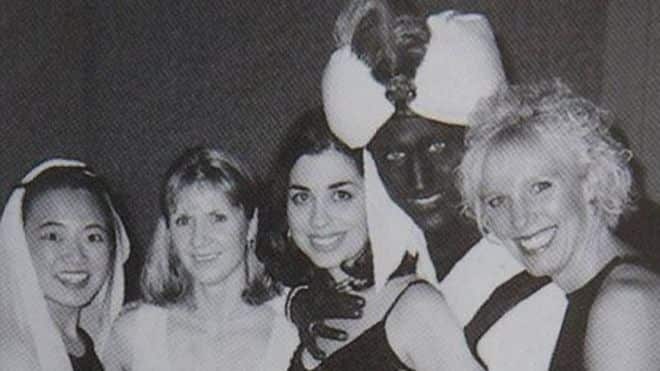Justin Trudeau wore 'brownface' at a private school event in 2001.