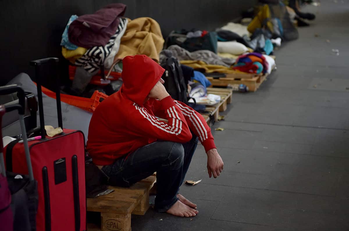 Most people who are homeless (39 per cent) live in severely overcrowded dwellings.