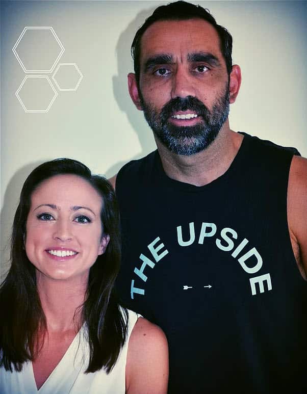 Megan Adams and Adam Goodes