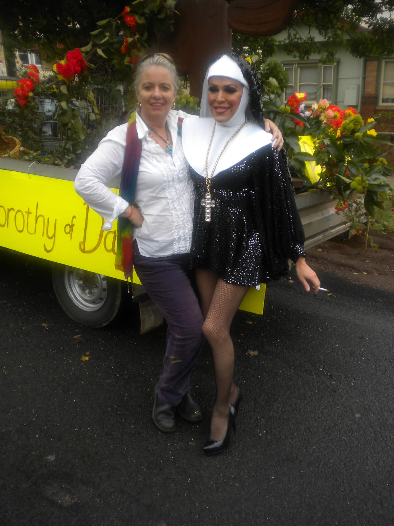 Anne E Stewart with Milly Minogue