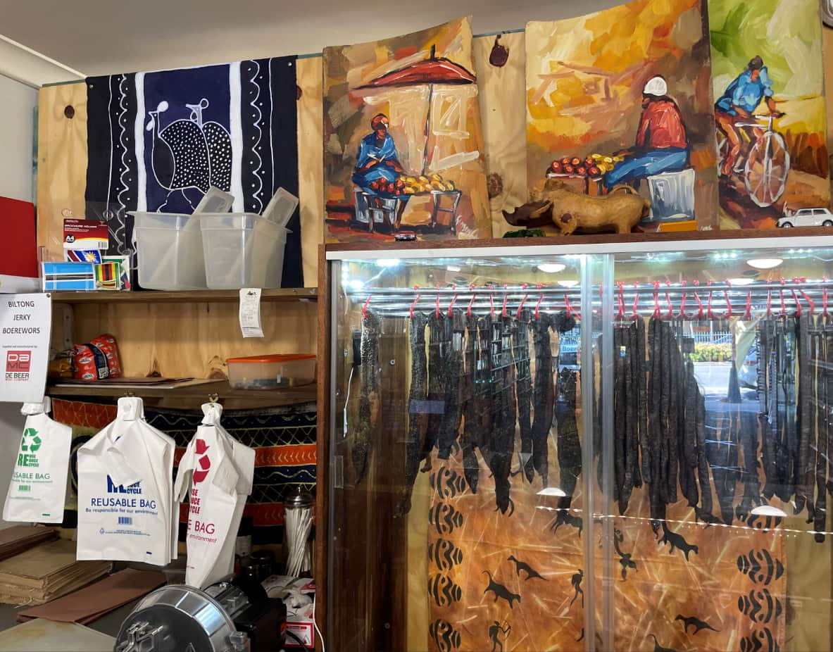 Interiors of Uncle's 'The Biltong & Jerky Shop', Moorooka