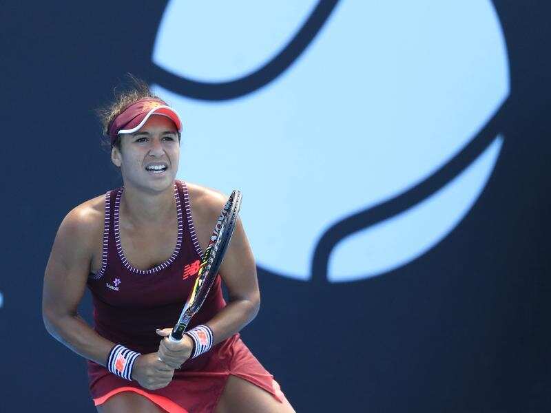 Heather Watson spoke about how period pain played a part in her 2015 Australian Open defeat (AAP)