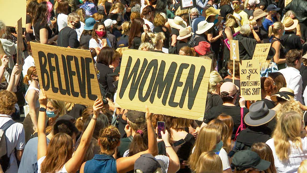 Asking For It, protest sign