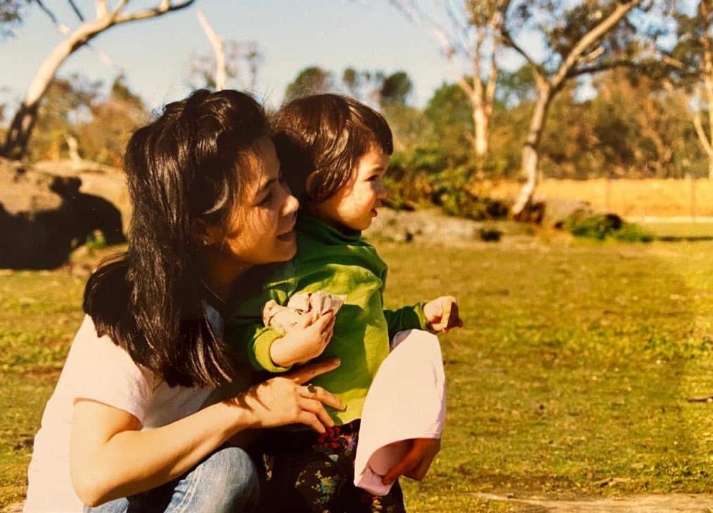 Emily Dale and her mum