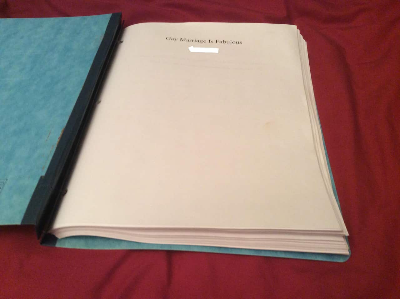 Teenager pens essay entitled ‘Gay Marriage is Fabulous’ for his homophobic teacher 