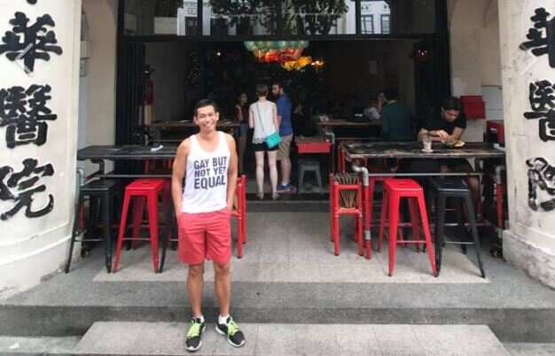 This man was told his top was too gay for the gym