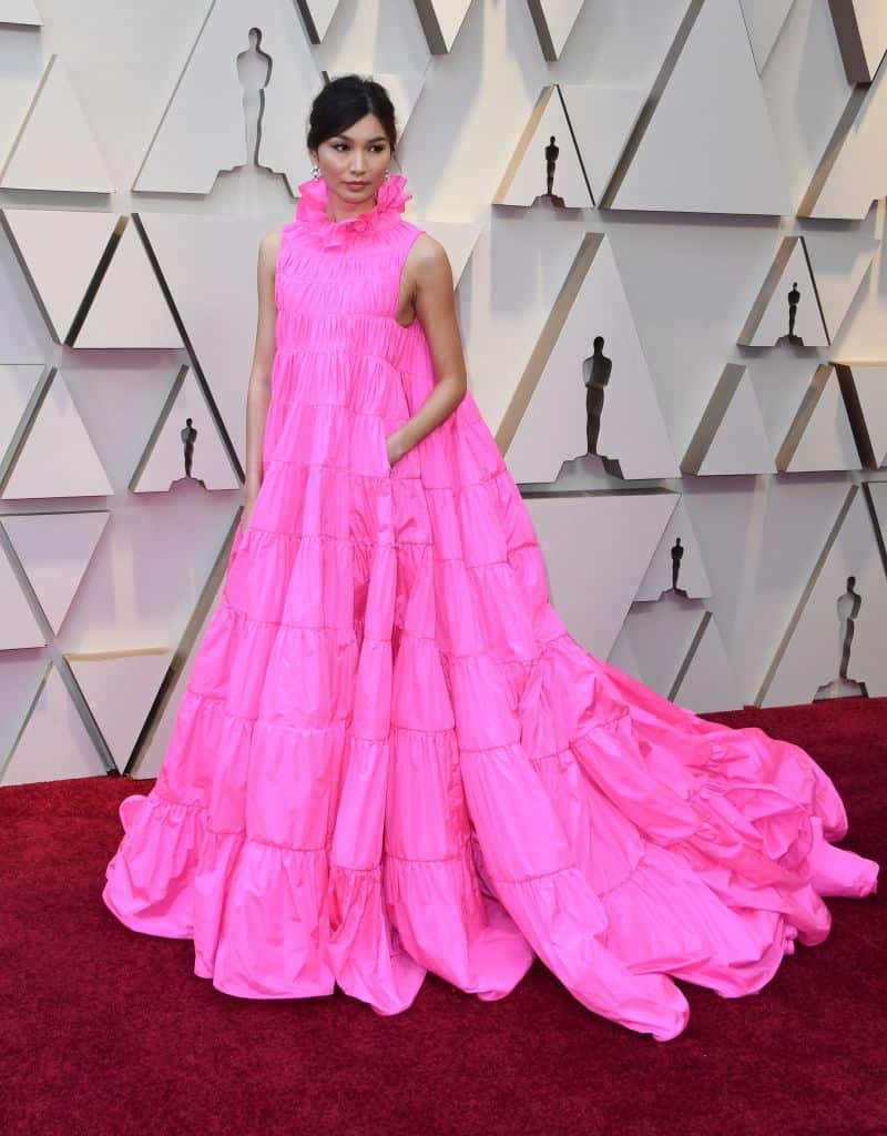 Actress Gemma Chan arrives for the 91st Annual Academy Awards at the Dolby Theatre in Hollywood, California on February 24, 2019. (Photo by Mark RALSTON / AFP) (Photo credit should read MARK RALSTON/AFP/Getty Images)